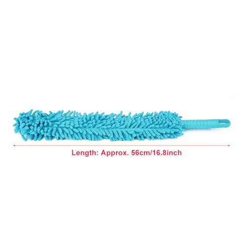Flexible Car Cleaning Brush, Long Soft Microfiber Wheel Detailing Tool Interior Exterior Wash Kit Multipurpose Automotive Cleaning Accessories