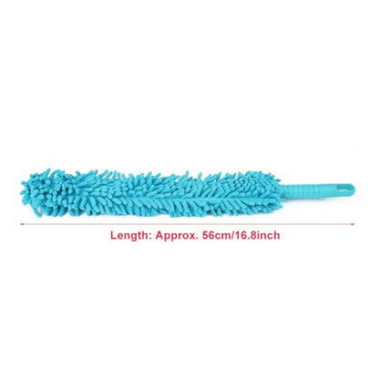 Flexible Car Cleaning Brush, Long Soft Microfiber Wheel Detailing Tool Interior Exterior Wash Kit Multipurpose Automotive Cleaning Accessories