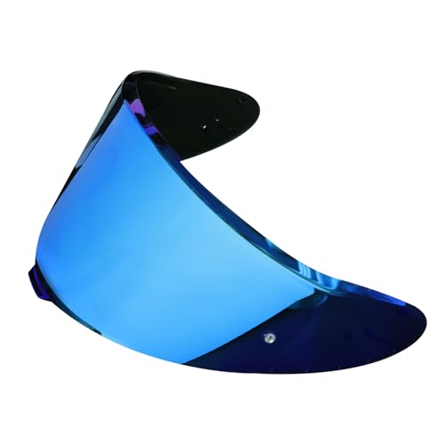 Shoei RF1400 X15 Helmet Visor Replacement Shield, Anti-Fog Sun Shield Accessory Compatible with RF-1400, X15, CWR-2, Z8, X-SPR PRO(Iridium Blue) - color: Iridium Blue