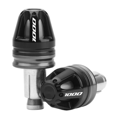 Motorcycle Handlebar End Caps For GSX-R 1000 2001-2025 GSX-R 1000R 2017-2025 7/8” Bars 17mm Diameter CNC Handlebars (See details below) gsx-r 1000 1000r Accessories (Gray) - color: Gray