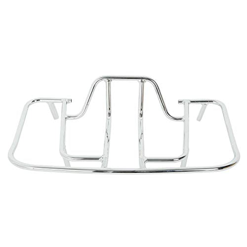 Green-L Rear Trunk Mounted Luggage Rack Fit for Honda 2001-2017 Goldwing GL1800 Motorcycle Chrome Tourbox Carrier - color: Style B chrome