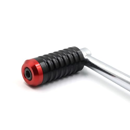 Shifter Pegs For Harley Touring、Softail、Sportster，Black & Red - color: Black & Red