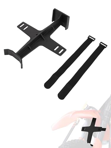 JFG RACING Dirt Bike Fork Saver with Straps,11.22" *9.06" Universal Motorcycle Fork Guard Spacer Support Brace for Transportation-Black - color: Black