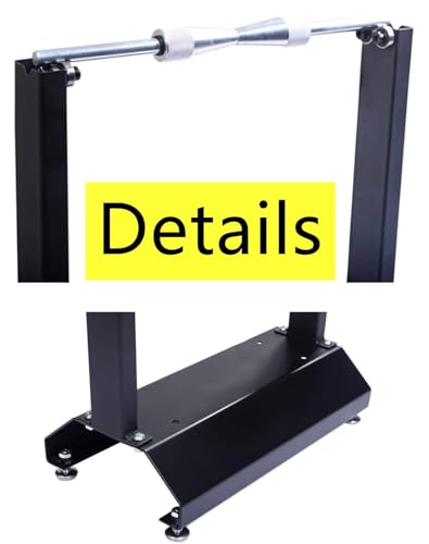 SUNROAD Motorcycle Wheel Balancer Stand, Precision Static Tire & Rim Balancing Truing Stand for Garage Workshop, Heavy Duty Steel, Black