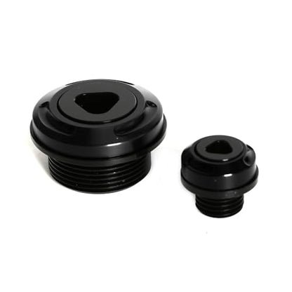 Monkey Engine Crankcase Cover Plugs Compatible with Monkey 125 GROM CT125 DAX 125 CNC Motorcycle Accessories Crankcase Hole Plug (Black) - color: Black3