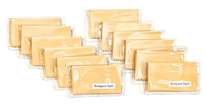 Premium Microfiber Cleaning Cloth in Individual PVC Pouches - Glasses Cleaning Cloth for Eyeglasses, Screens, Phones, Computer, Camera Lens, and Delicate Surfaces (12 x 1Pack) - size: 12 Pack size