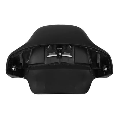 TCT-MOTORPARTS Chopped Luggage Trunk w/Wrap-Around Backrest Pad + Black Two-Up Mounting Rack Fit For Harley Street Glide Special 2014-2023 Gunship Gray - color: Fit for Gunship Gray #4