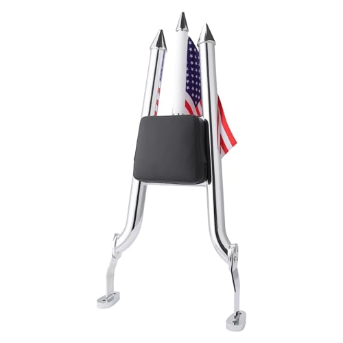 Sissy Bar for Harley Freewheeler/Road Glide 3 2015-2024 (Chromed) | backrest, 38mm steel, rust-proof powder coat. Quick-detach design. Weather-resistant. Bolt-on install, hardware included. - color: Chromed