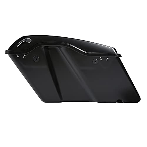 HR3 Black Denim Hard Saddlebags Compatible with 2017&2022 Street Glide Special FLHXS Road Glide Special FLTRXS 2018 Road Glide FLTRX (Replace for OEM) Fit for 2014-2023 Harley Touring Models - color: Black Denim