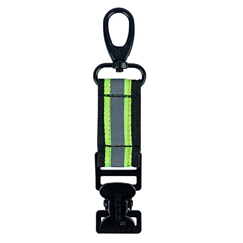 KUNN Firefighter Glove Strap Safety Glove Holder Clips for Work with Alligator Clip - color: Fluorescent Green