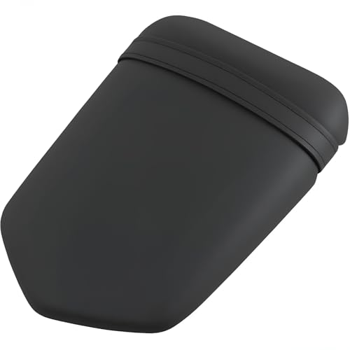 Rear Passenger Pillion Seat Compatible with Yamaha YZF R1 2004 2005 2006 - Black Leather Sportbike Cushion Replacement for Motorcycle Tail Section - size: Yamaha R1 04-06