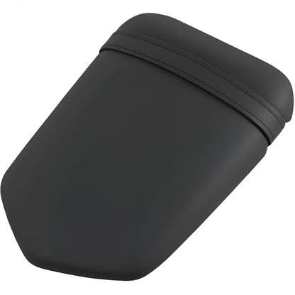 Rear Passenger Pillion Seat Compatible with Yamaha YZF R1 2004 2005 2006 - Black Leather Sportbike Cushion Replacement for Motorcycle Tail Section - size: Yamaha R1 04-06
