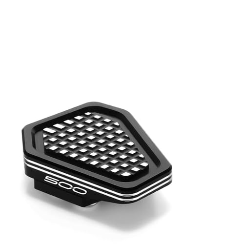 Modeer Motorcycle Widening Foot Brake Pedal Extension Compatible with Z500 2024 2025 Enlarge Anti-Slip Peg Extender Plate z 500 Accessories (black) - color: black, size: Z500