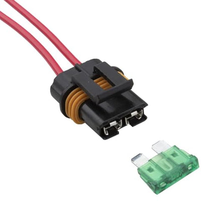 6 Pack Inline Fuse Holder 30 AWG 12 Gauge Waterproof 30A Blade Fuse Holder with Cover for Vehicle, Marine, Heavy Duty Bus Power System