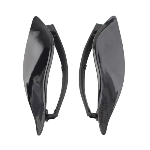 Fairing Air Deflectors Side Wing Windshield Adjustable Wind Deflectors Compatible with 2014-2024 Harley Electra Glide Street Glide Tri Glide Ultra Limited Fairing Side Shield (Black) - color: Black