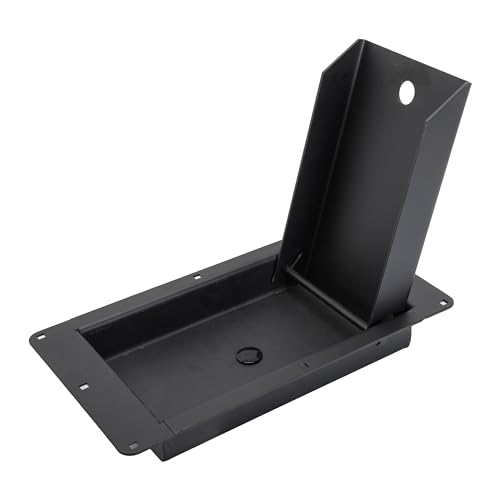 Extreme Max 5001.6501 Flip-Up Recessed Flush-Mount Motorcycle Wheel Chock for Enclosed Trailers - 16"