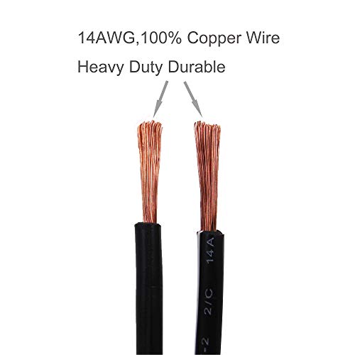 12FT 14AWG Battery Alligator Crocodile Clip to SAE Connector Extension Cable,12V SAE Quick Release Adapter to Alligator Clips Quick Disconnect Cable