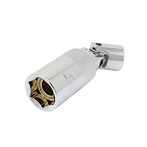 CTA Tools 7290 18mm Magnetic Spark Plug Socket. w/Swivel - Used for 18mm Spark Plugs found on Motorcycles, Multi