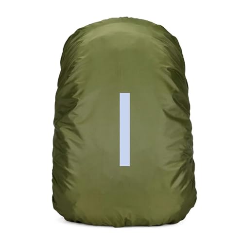 Backpack Rain Cover Outdoor Reflective Waterproof Backpack Rain Cover Night Bike Safety Light Raincover Bag Hiking Mountaineering Dust - color: Green 20L