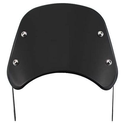 Kucehiup Motorcycle Windshield Wind Deflector Fit 5 to 7" Round Headlight