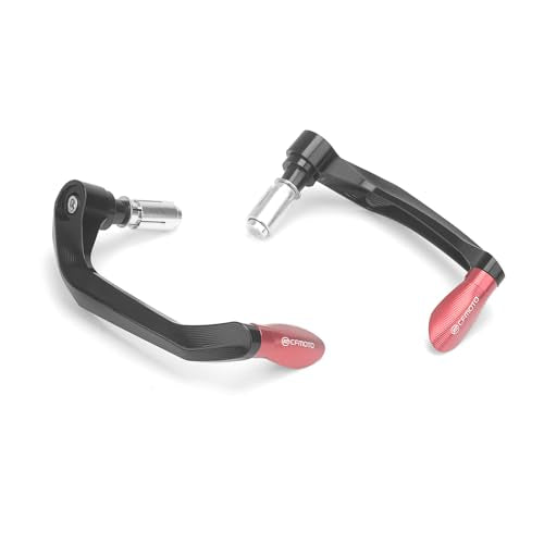 Motorycle Brake Clutch Lever Handguards Protector for CFMOTO 450SS 450NK 250SR 7/8'' Handlebar CNC Aluminum Hand Guards (Red) - color: Red