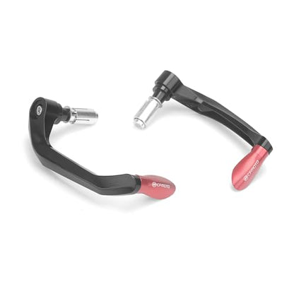 Motorycle Brake Clutch Lever Handguards Protector for CFMOTO 450SS 450NK 250SR 7/8'' Handlebar CNC Aluminum Hand Guards (Red) - color: Red