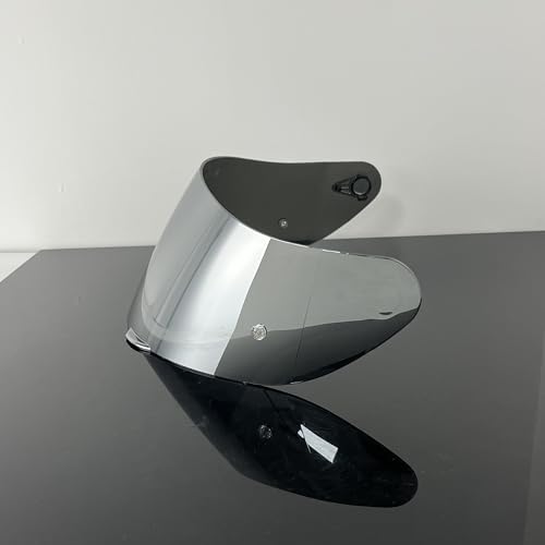 902 Helmet Visor Replacement,Motorcycle Helmet Face Shield for ILM 902,902L,902BT (Silver-Day Use Only) - color: Silver-day Use Only