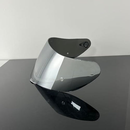 902 Helmet Visor Replacement,Motorcycle Helmet Face Shield for ILM 902,902L,902BT (Silver-Day Use Only) - color: Silver-day Use Only