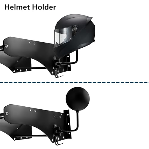 Tour Pack Wall Mount Depot Wall Storage Rack for Trunk Pak Mounting Luggage Rack Backrest Sissy Bar Compatible for Harley Touring Road Street Glide Road King Electra CVO and Indian