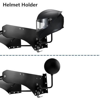 Tour Pack Wall Mount Depot Wall Storage Rack for Trunk Pak Mounting Luggage Rack Backrest Sissy Bar Compatible for Harley Touring Road Street Glide Road King Electra CVO and Indian