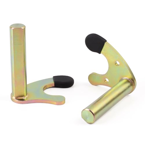 Motorcycle Rear Wheel Lift Stands Frame Accessories Swingarm Spool Lift Stand Paddock Stands Attachment U-Shape Rear Wheel Stand with Anti-Slip Rubber Protecotor (Round Tube) - size: Round Tube