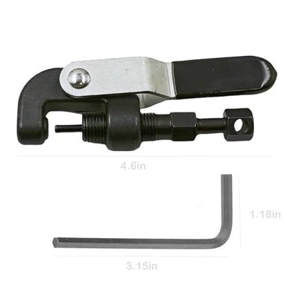 Heavy Duty Portable Chain Breaker Riveting Tool for Motorcycle ATV Dirt Bike Scooter Bicycle Tractor Chain Break # 420, 428, 520, 525, 528, 530,Motorcycle Repair Kit
