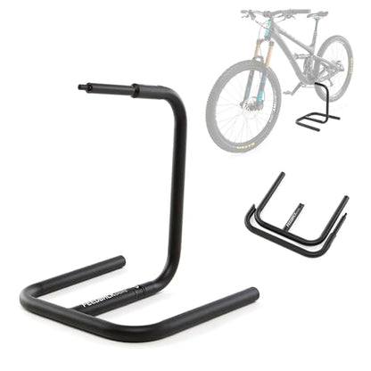 Feedback Sports | Scorpion Moto-Style Portable Bike Stand | Bottom Bracket Crankarm Support For Road, MTB, Cyclocross, E-Bike | 2 Piece | Black