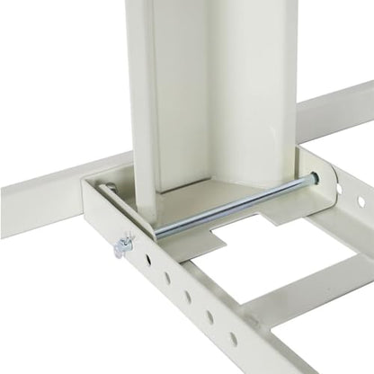 Motorcycle Wheel Chock Stand, 1,800 lb Capacity — Adjustable 15"–22" Wheels, Tilting Wheel Lock, Steel Front/Rear Tire Chock for Floor/Truck/Trailer Mounting, Includes 4 Tie-Down Straps