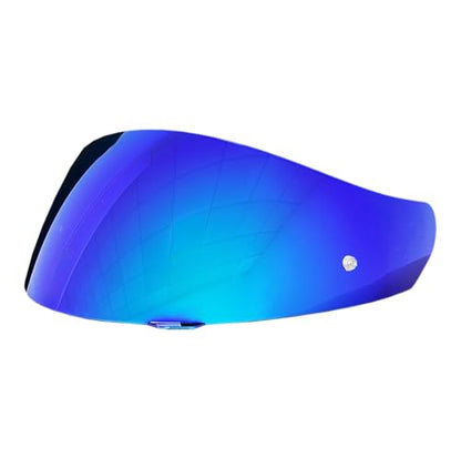 HJ-17 Helmet Visor Replacement,UV Protective Helmet Face Shield Compatible with CL-MAX II,IS-MAX BT,SY-MAX III,IS-MAX II,CL-MAX 3,C90,C91,C91N(Revo Deep Blue-Day Use) - color: Revo Deep Blue-day Use Only