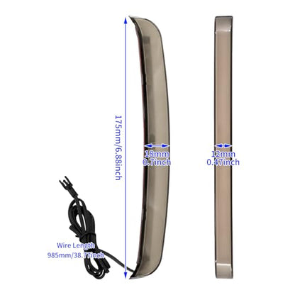 LED Saddlebag Tail Light with Running Brake Light and Sequential Turn Signal Lamp Fit for Harley Touring Street Glide Road King Road Glide Electra Glide Ultra Limited 2014-2024 (Beige Lens) - color: 2014-2024 Beige