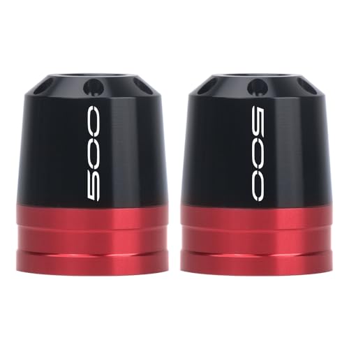 Motorcycle Bar End Sliders For Z500 2024-2025 Handlebar End Crash Protectors CNC Aluminum Handlebar Weights z500 Accessories (Red) - color: Red
