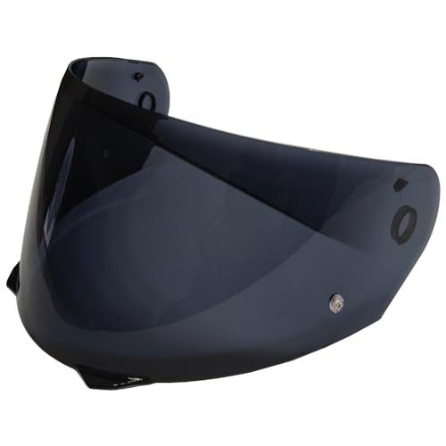 HJ-33 Helmet shield Replacement,Motorcycle Helmet Visor Compatible with HJC i90,i91(Deep Smoke) - color: Deep Smoke