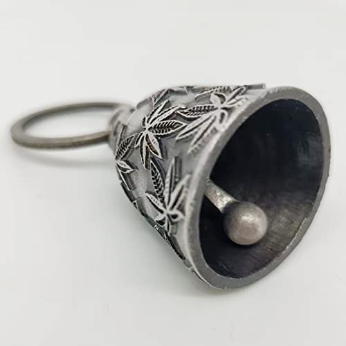 Dream Apparel Motorcycle Bell Guardian Angel Drive Away Gremlin, Biker Bell for Men Women Rider Riding, Good Luck Gift - color: Leaves