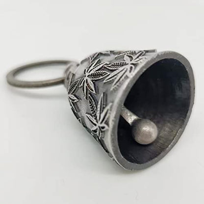 Dream Apparel Motorcycle Bell Guardian Angel Drive Away Gremlin, Biker Bell for Men Women Rider Riding, Good Luck Gift - color: Leaves