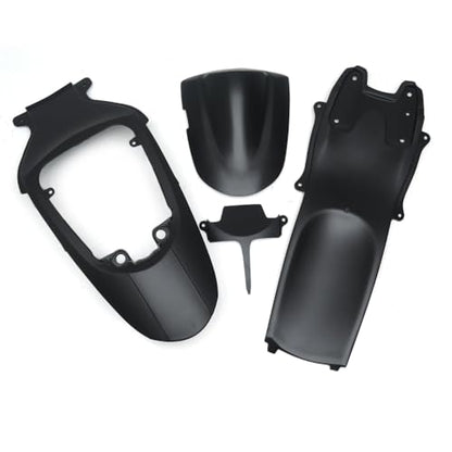 FLPRO ABS Plastic Motorcycle Fairing Kit Compatible for Suzuki 06 07 GSXR600 GSXR750 K6 2006 2007 GSX-R600 GSX-R750 Fairings Injection Bodywork Matte Black Body Kits - color: Matte Black