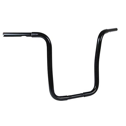 Green-L 1 1/4" Ape Hanger 18" Rise Handlebars Fit for Harley Sportster XL883 XL1200 Softail FLST FXST Custom Motorcycle 1.25" Handle Bar - size: 18" Rise, style: Style A Black