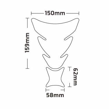 Keiti Motorcycle Tank Pad Country Flag (UK) - color: UK