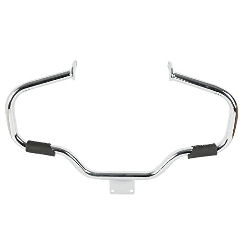 XMT-MOTO Chrome Engine Guard Crash Bar Fit for Yamaha Vstar 400 Classic Dragstar 400/650 Classic 1998-2016 Fit for Yamaha Vstar 400/650 Custom Dragstar 400/650 Custom 1997-2016