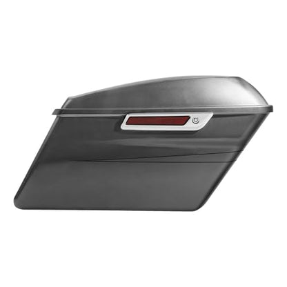 HR3 Charcoal Pearl Hard Saddlebags Compatible with 2015 Street Glide Special FLHXS (Replace for OEM) Fit for 2014-2023 Harley Touring Models - color: Charcoal Pearl