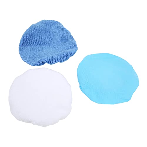 24Pack Polishing Bonnet Set 6in Microfiber Nonwoven Cotton Buffing Pads for Car Motorcycle Boat Waxing and Polishing