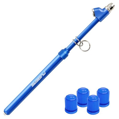 Semi Truck Tire Pressure Gauge,Dual Head Tire Gauge for Tires Pressure Range 150 PSI/10 Bar, Air Pressure Gauge with 4 Caps for Semi Truck, RV, Car, Motorcycle - style: 1 pack