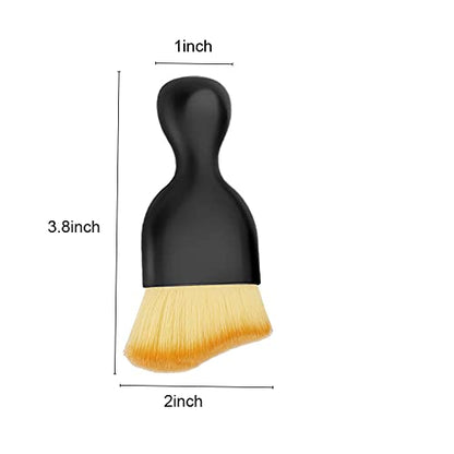 Soft Microfiber Car Detailing Brushes 4 Pack - Scratch-Free Interior & Exterior Cleaning Kit for Leather Seats, Dashboard Dusting, Air Vents, Trim | Car Detailing Tools for Cars, Trucks, SUVs