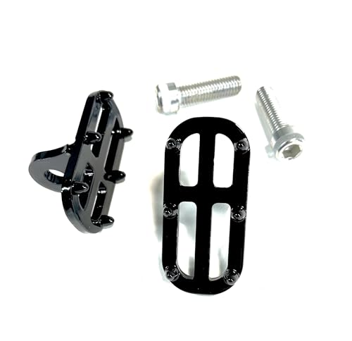 BungKing Crash Pad Highway Peg Footrest, Black