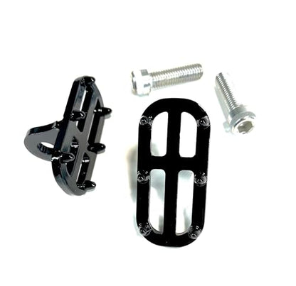 BungKing Crash Pad Highway Peg Footrest, Black